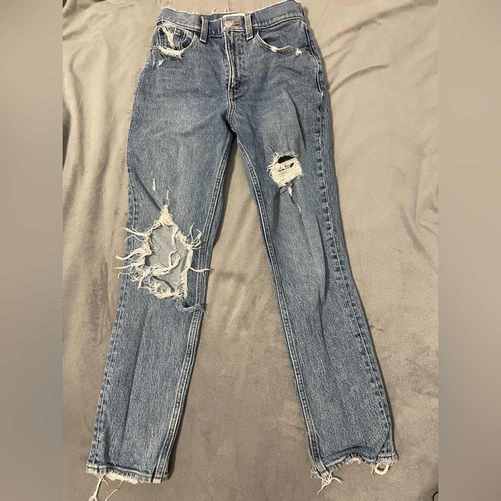 Abercrombie and Fitch High Rise Mom Jeans